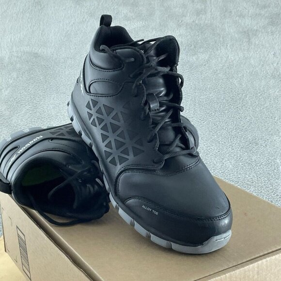 Reebok Work Sublite Cushion Work Mid EH Black 11 (M) S210 - Picture 2 of 8
